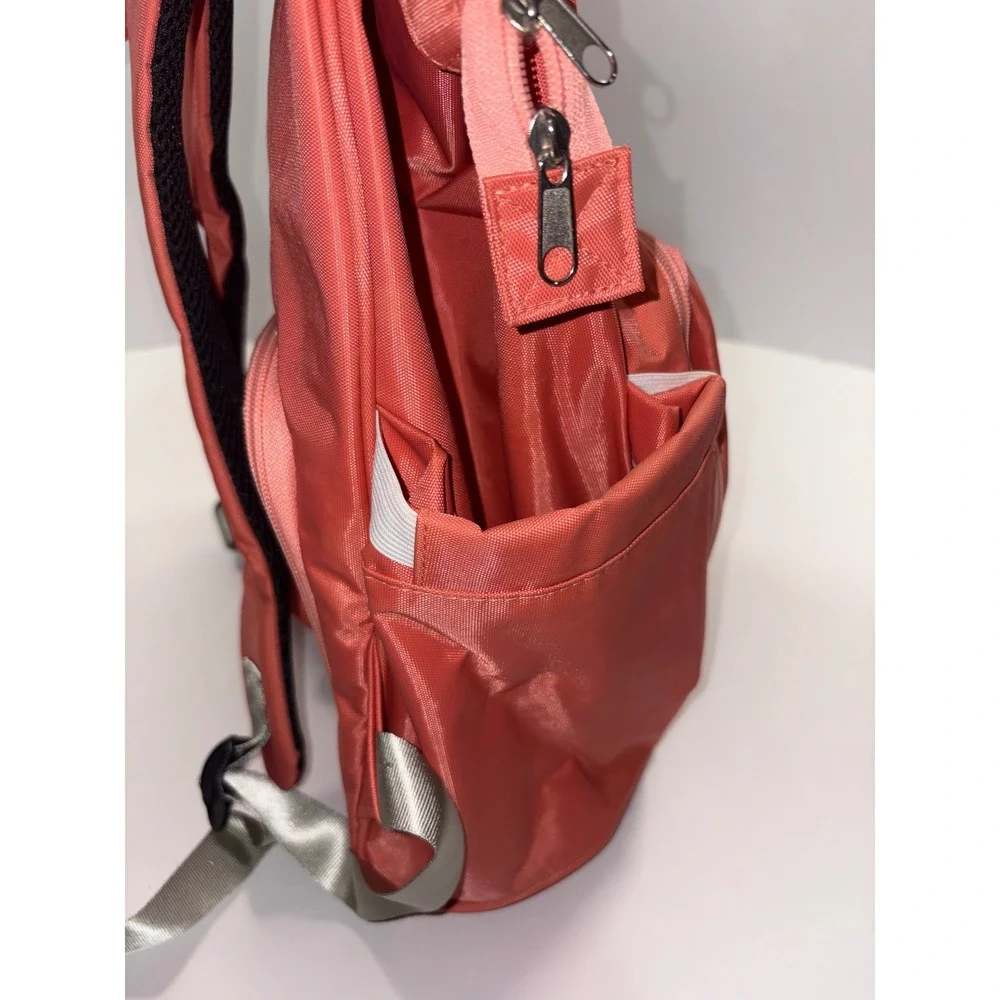 Babybug‎ Day Saver Multi Function Waterproof Diaper Bag Backpack Coral Pink NEW